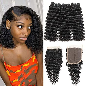 12-16 inch 613 Deep Wave Brazillian 3 Bundles