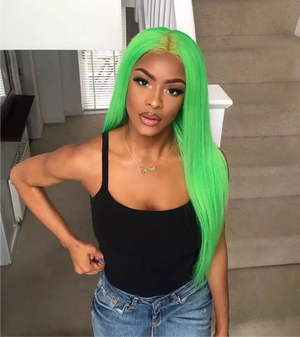 Green Lace Front Wig