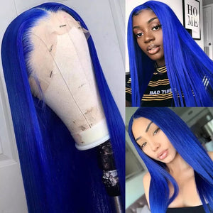 Blue Lace Front Wig