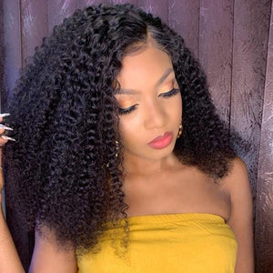 Brazilian Jerry Curl Deep Wave Lace Front Wig