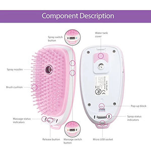 Ionic Steam Straightener and scalp massager