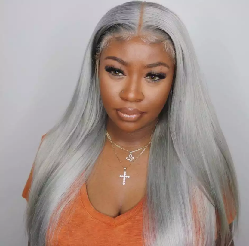 Grey Lace Front Wig